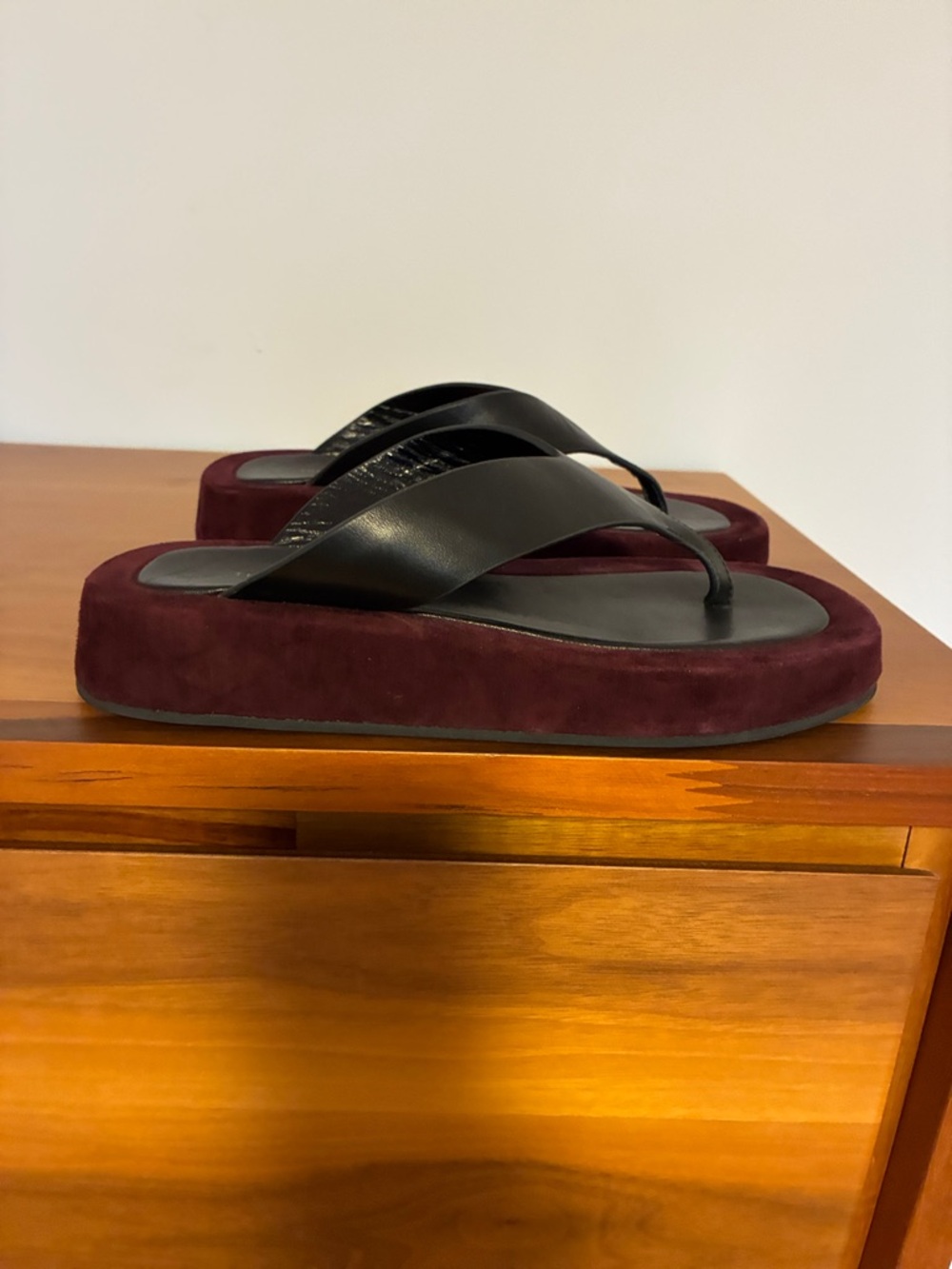 The Row Ginza Platform in Leather and Suede - Picture 9 of 10